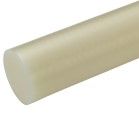 Nylon 6.6 Natural Rod 4mm dia x 500mm